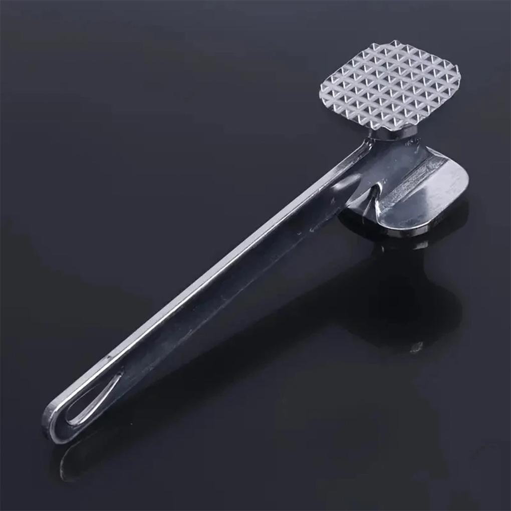 Aluminum Meat Hammer For Tenderizing Meats And Flattening Steaks Kitchen Double-sided Meat Hammer