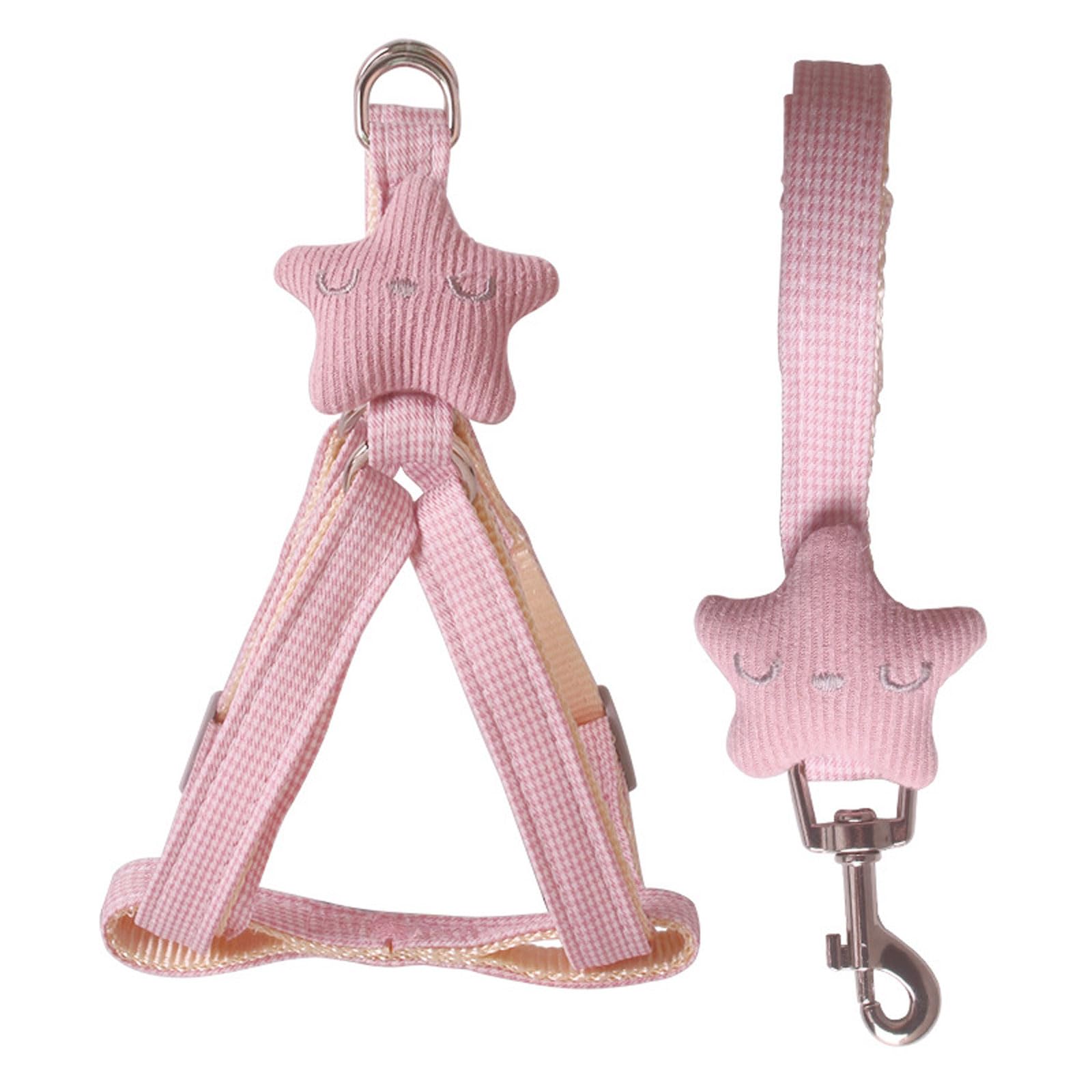 

DICOCO Dog Harness and Leash Set for Small Breathable Escape Easy to Put on and Take Perfect for Walking and Outdoor 120cm Dogs, Anti-Pull, Mesh,