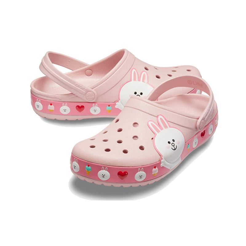 Crocs X Line Classic Clog EVA Friends Beach Pink Unisex Sandals