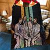 Music I-Imagine D-Dragons Throw Flannel Cozy Print Blanket, Portable, Durable Machine Washable cute Cool