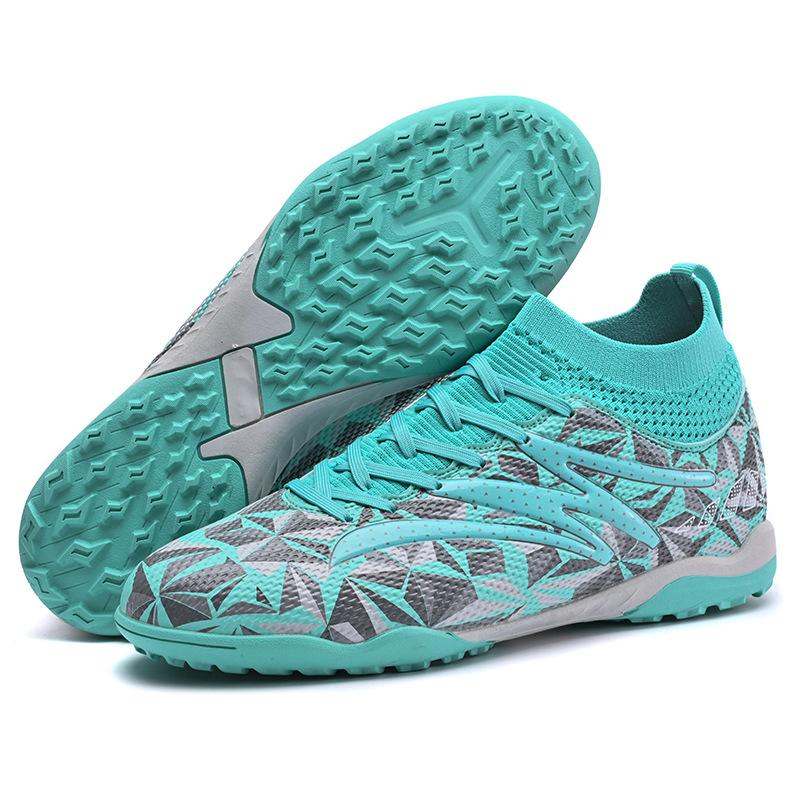 New adult high-top football shoes men's and women's long and short nails AG children's TF broken nails MG student training shoes