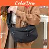Nylon Minimalist Crossbody Bag With Hollow Design For Casual Daily Use