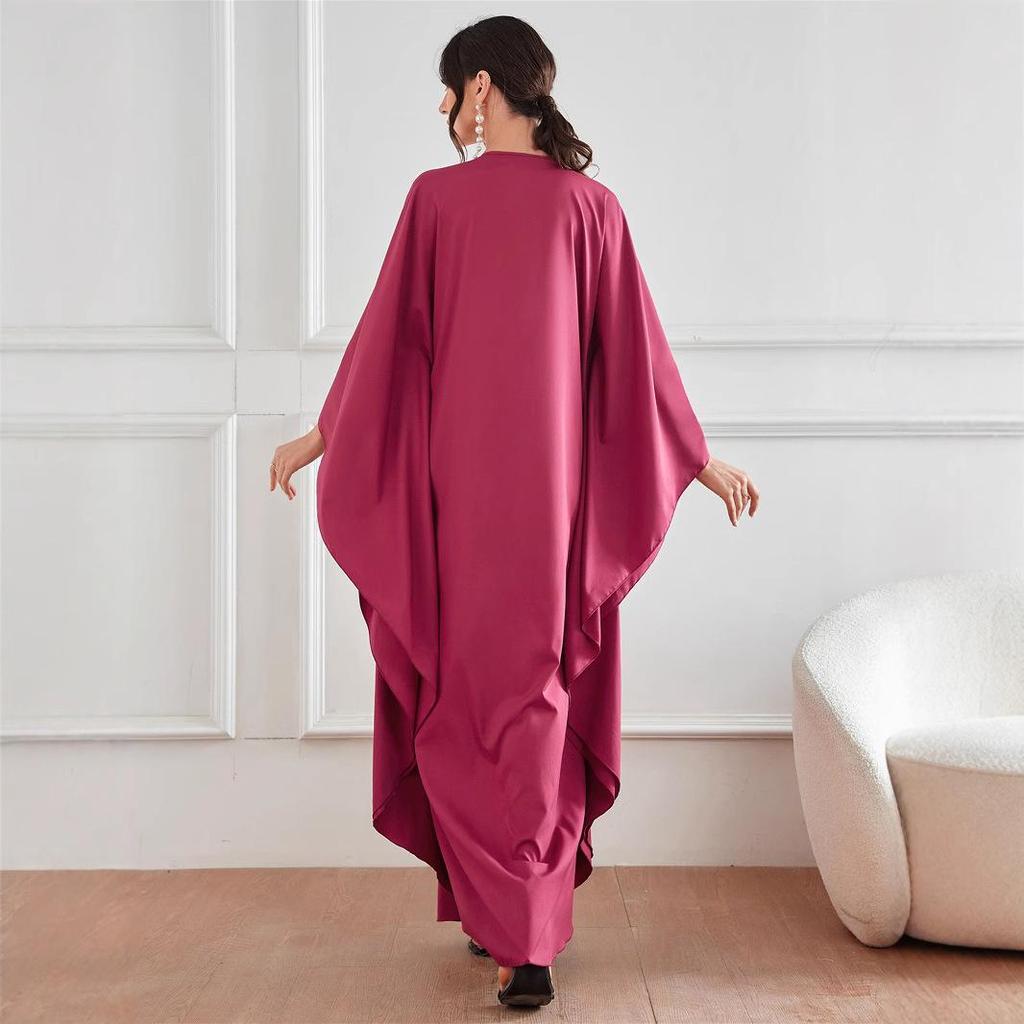 2025 Elegant Spring/Summer Long Robe Dress for Middle Eastern Muslim Women