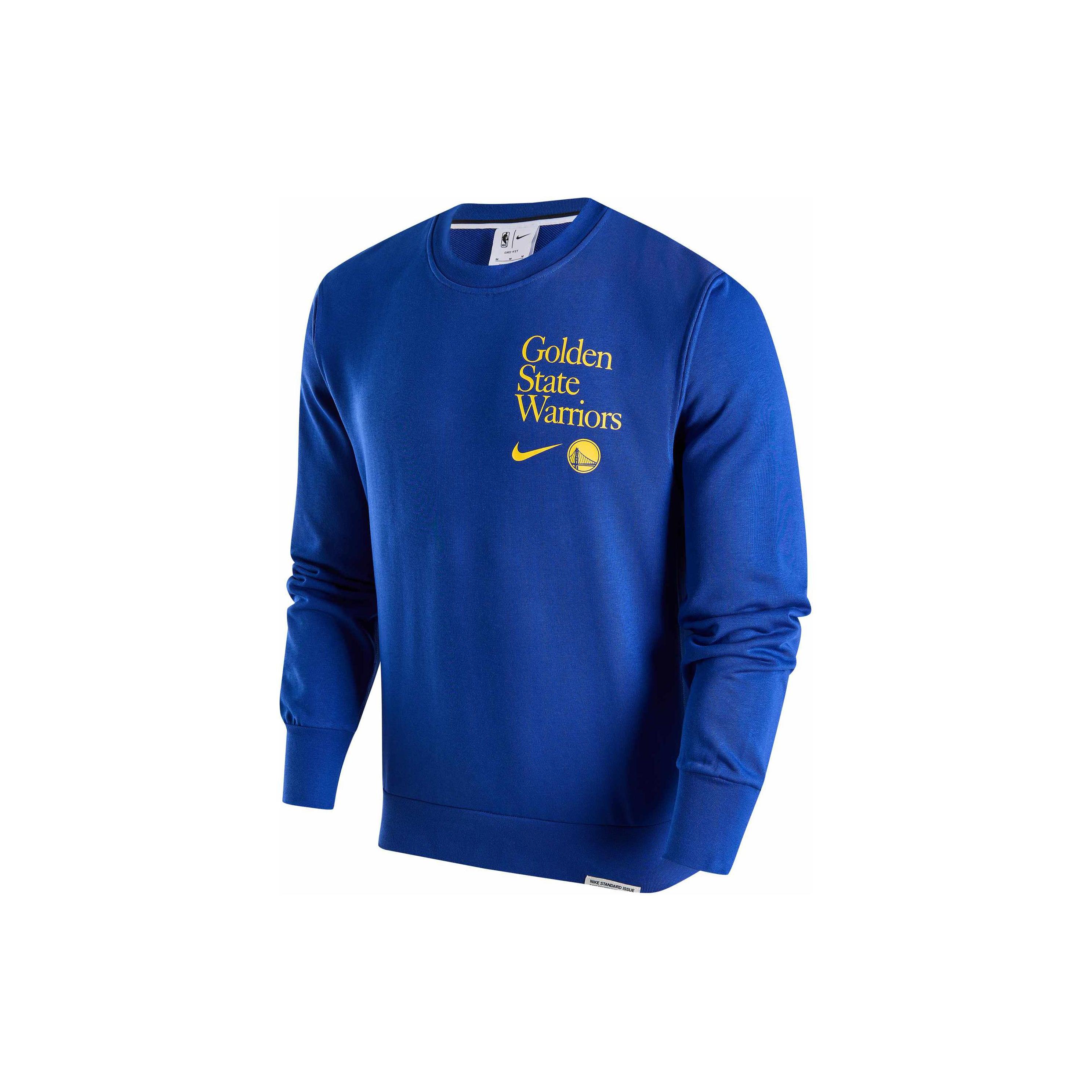 Мужская толстовка Nike DRI FIT NBA Golden State Warriors Цвет: Синий Rush FD8652-495 L