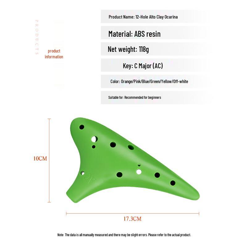 Lovebird 12-Hole AC Resin Ocarina