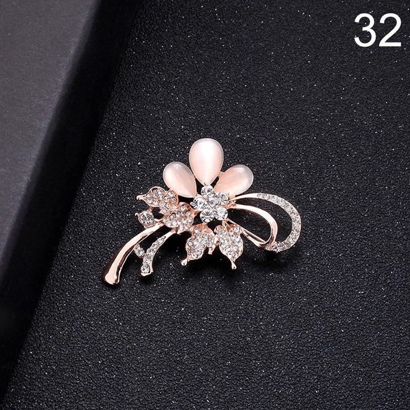 1PC Fashion Women Wedding Party Clothing Accessories Brooch Pins Jewelry Gift Rhinestone Pin Brooch