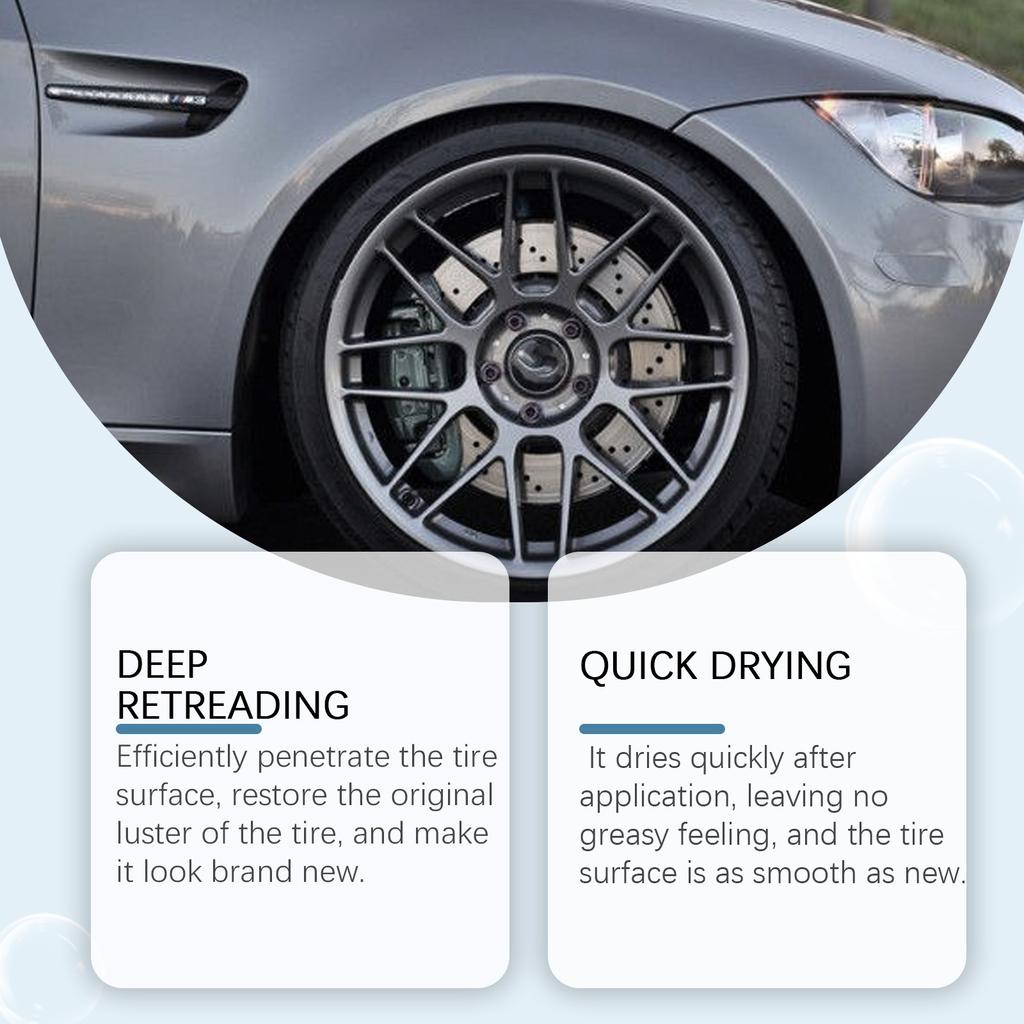 Car Tire Maintenance Paste, Tire Maintenance Wheel Hub Cleaning, Brightening, Removal, Tire Cleaner 100g