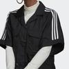 Adidas Originals Logo Trèfle Confortable Ample Respirant Col Polo Manches Courtes Robe Robes Femmes Noir H15785