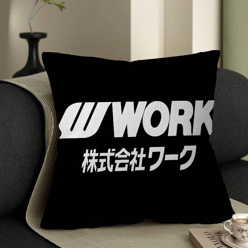 

Work Wheels Cushion Cover Decorative Pillow Sofa Home Decor case pillow cases 12x12Inch
