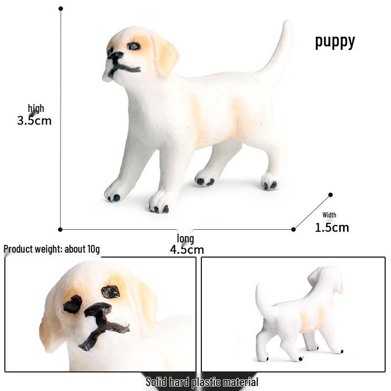 Solid Cute Animal Models: Squirrel, Shiba Inu, Teddy, Hamster, Panda, Flying Squirrel Car/Desktop Ornaments