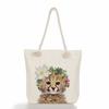 Cute Animals Print Thick Rope Single-shoulder Beach Bag 7210