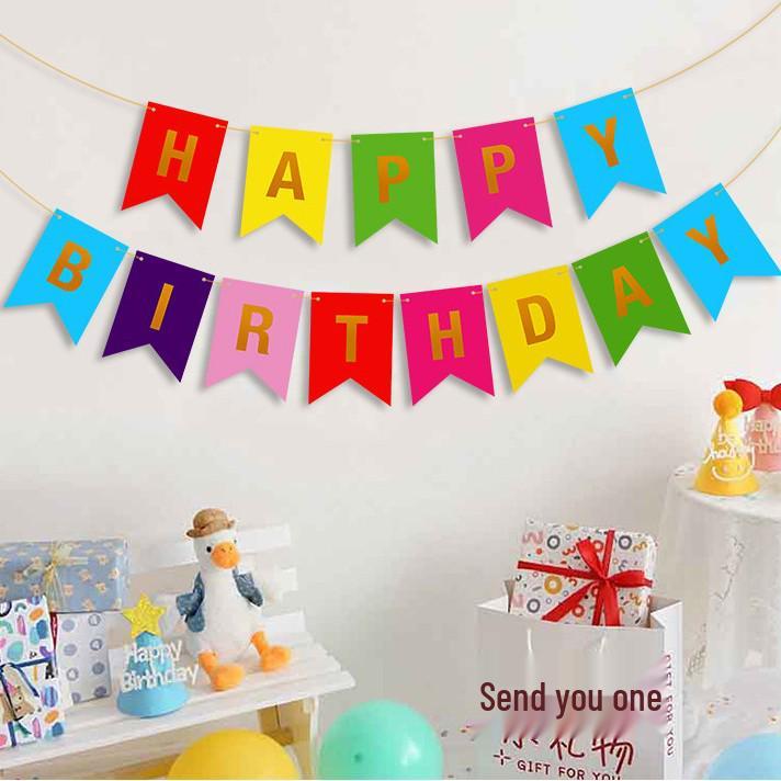 Pet Birthday Banner: Dog & Cat Party Decoration String