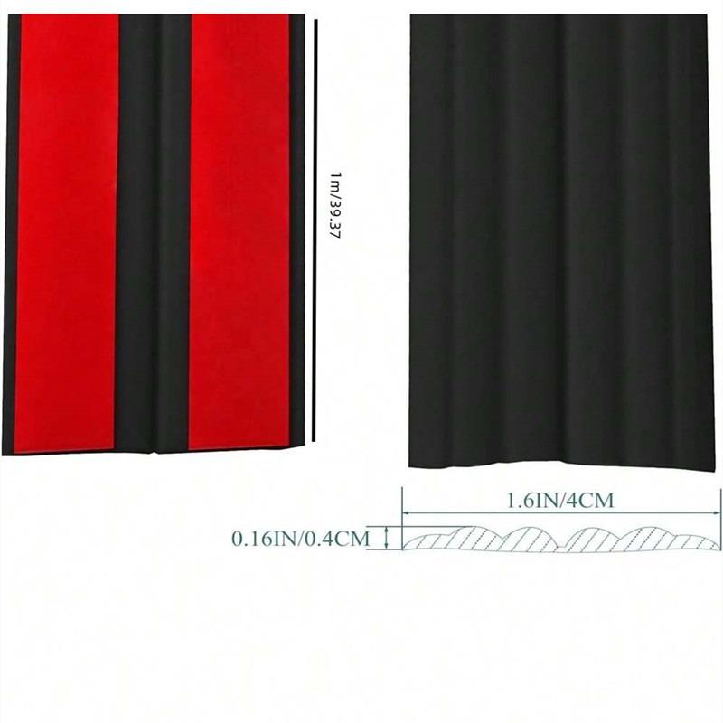 1PC 1m/3meters and self-adhesive PVC wall sticker, decorative strip for living room, bedroom, TV background wall