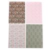 1:12 Dollhouse Sticker Miniature Colorful Wallpaper Background Diy Accessories