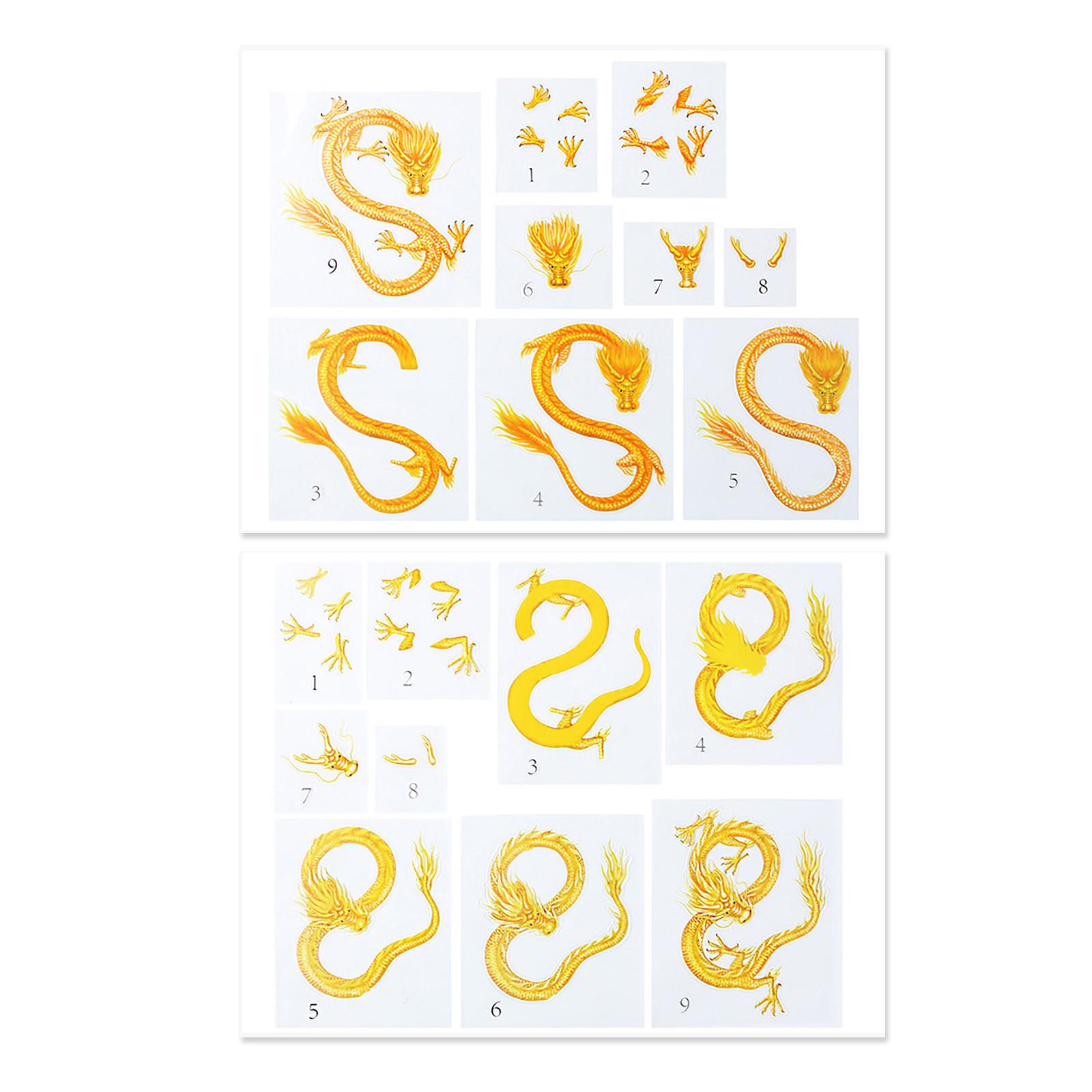 

DIY ручной работы 3D кристалл эпоксидной смолы материал для рисования ручная роспись наклейки One Size золотой