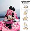1 Stück Minnie Maus Rosa Decke Leichte Flanelldecke für Sofa Bett Reise Camping Wohnzimmer Büro Couch Stuhl