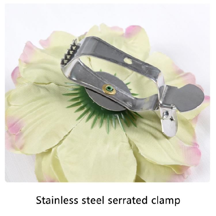 Modern Curtain Tiebacks Peony Flower Pattern Curtain Holdbacks 2Pieces for Living Space Window Decoration