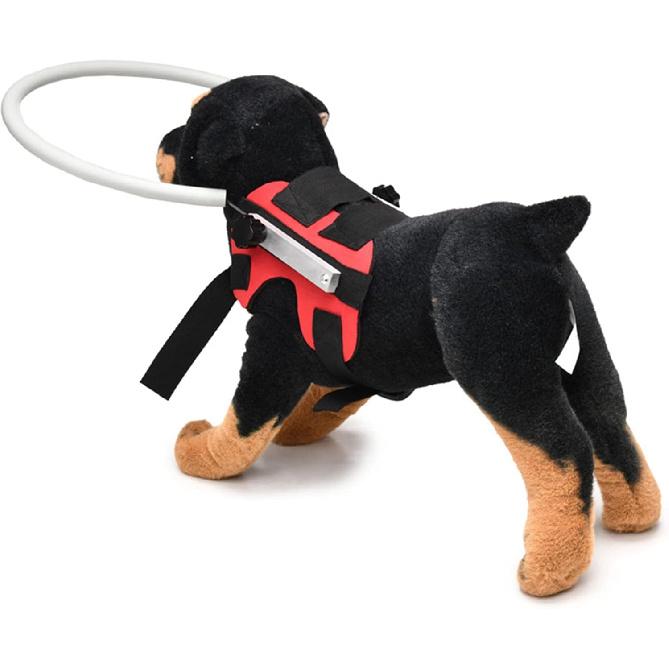 Adjustable Pet Anti-Collision Circle, Blind Dog Harness Vest, Blind Dog Anti Collision Ring, Cataract Protective Ring for Visually Impaired Dog