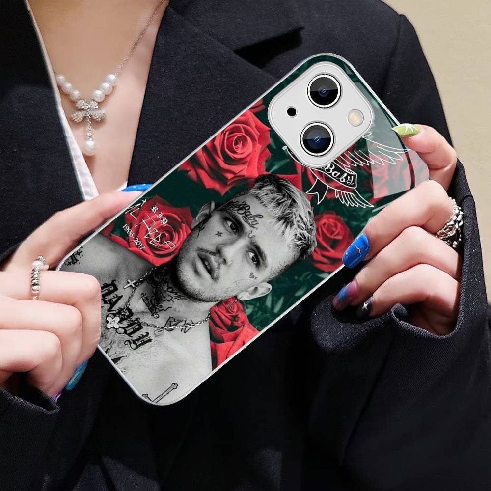 

Закаленное стекло Lil Peep (Эмо-рэпер) для iPhone 14 13 12 11 Pro Mini XS MAX 14Plus X XS XR Чехол iphone 14