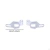 2 Pieces Detachable Ear Protectors for Hockey Helmets Sports Gear Accessories Professionals