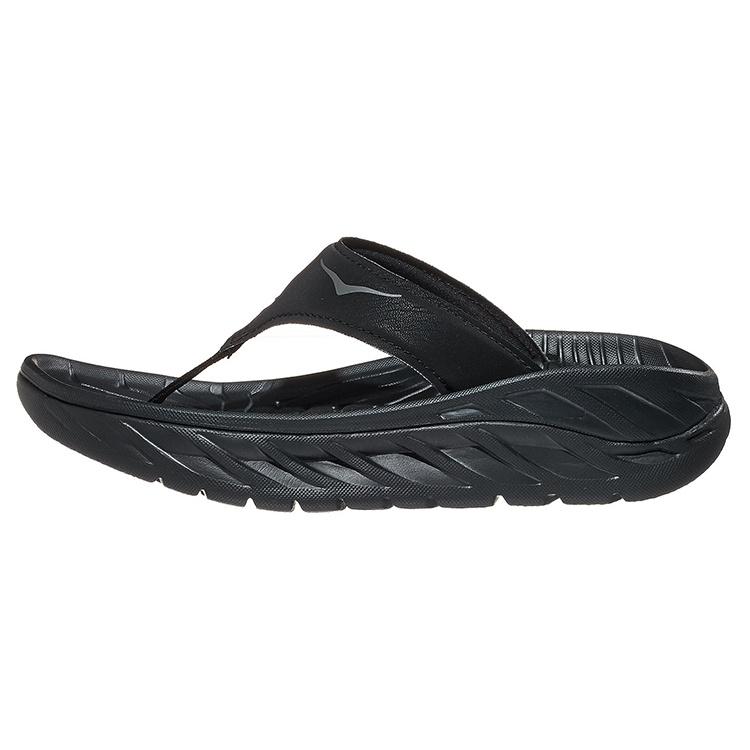 (WMNS) HOKA ONE ONE Ora Recovery Flip Slide Black Dark Gull Grey Women s 1117910-BDGGR EU 36