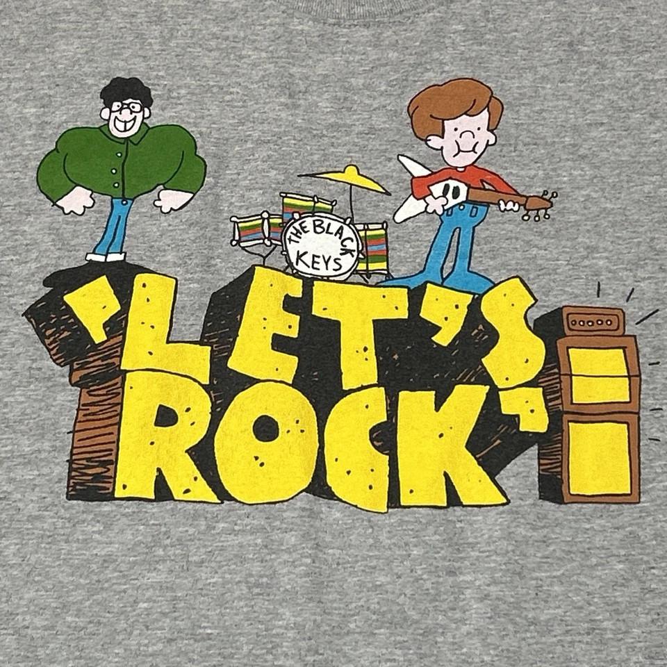 The Black Keys Gray Lets Rock School House Tour Full Size S to 5XL T-shirt MD618 Unisex T-Shirt M