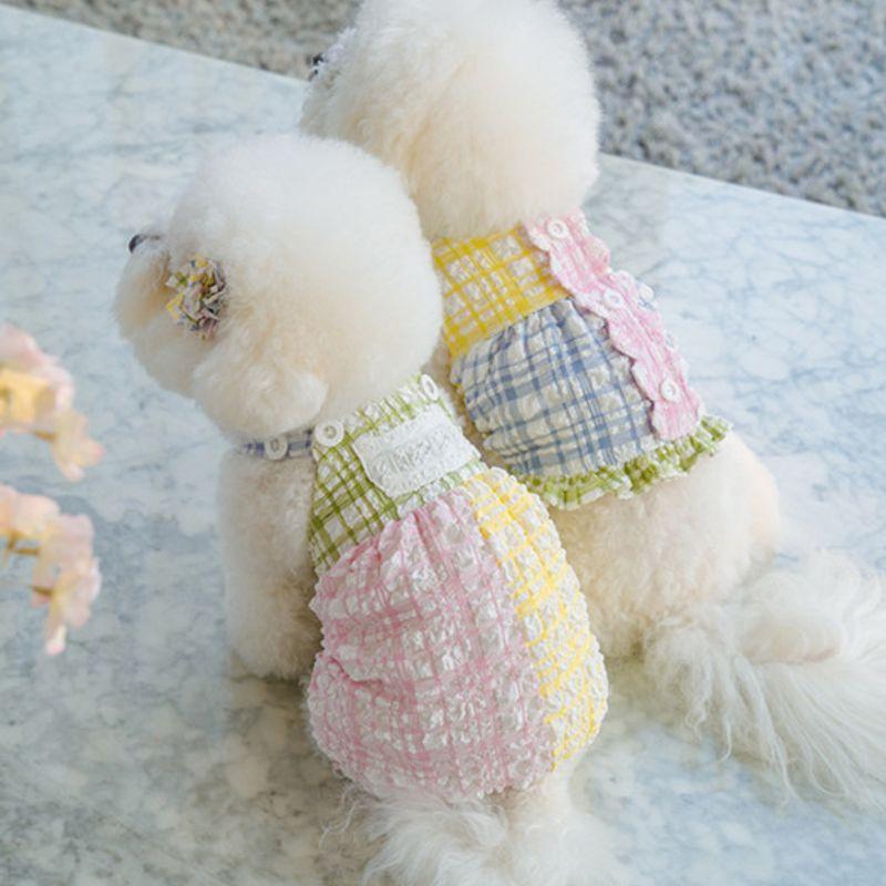 SALTYHEARTY Picnic Demi-Crop à Carreaux