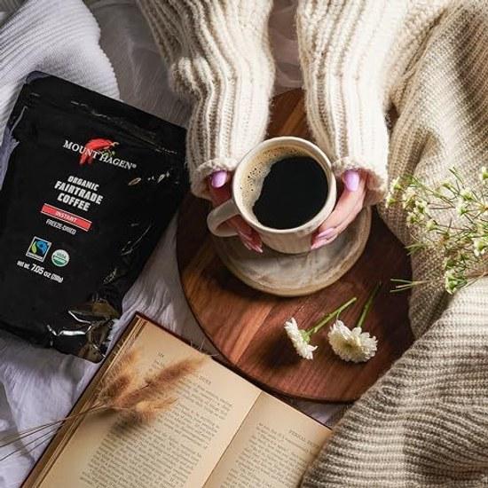 Mount Hagen Organic Fair Trade Instant Coffee Refill Zip Bag 200g