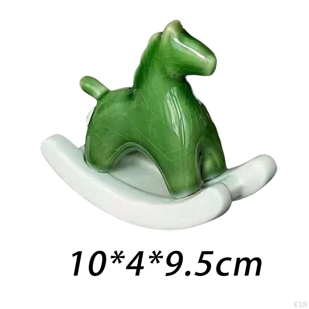 Animal Figurine Incense Burner Ceramic Porcelain Ornament Decorative Holder for Tabletop
