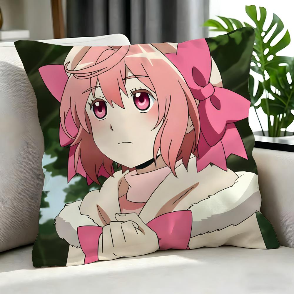 anime Recovery of an MMO Junkie Cushion Cover Cushion Cover Set Pcs x x x Pillowcase Decorative Sofa Home Decor