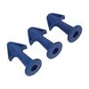 3PCS Caulking Nozzle Applicator,Silicone Caulking Tools Kit(6.5R, 10R, 13R) Reusable Finisher Adapter,Sealant Nozzle,Caulk Saver