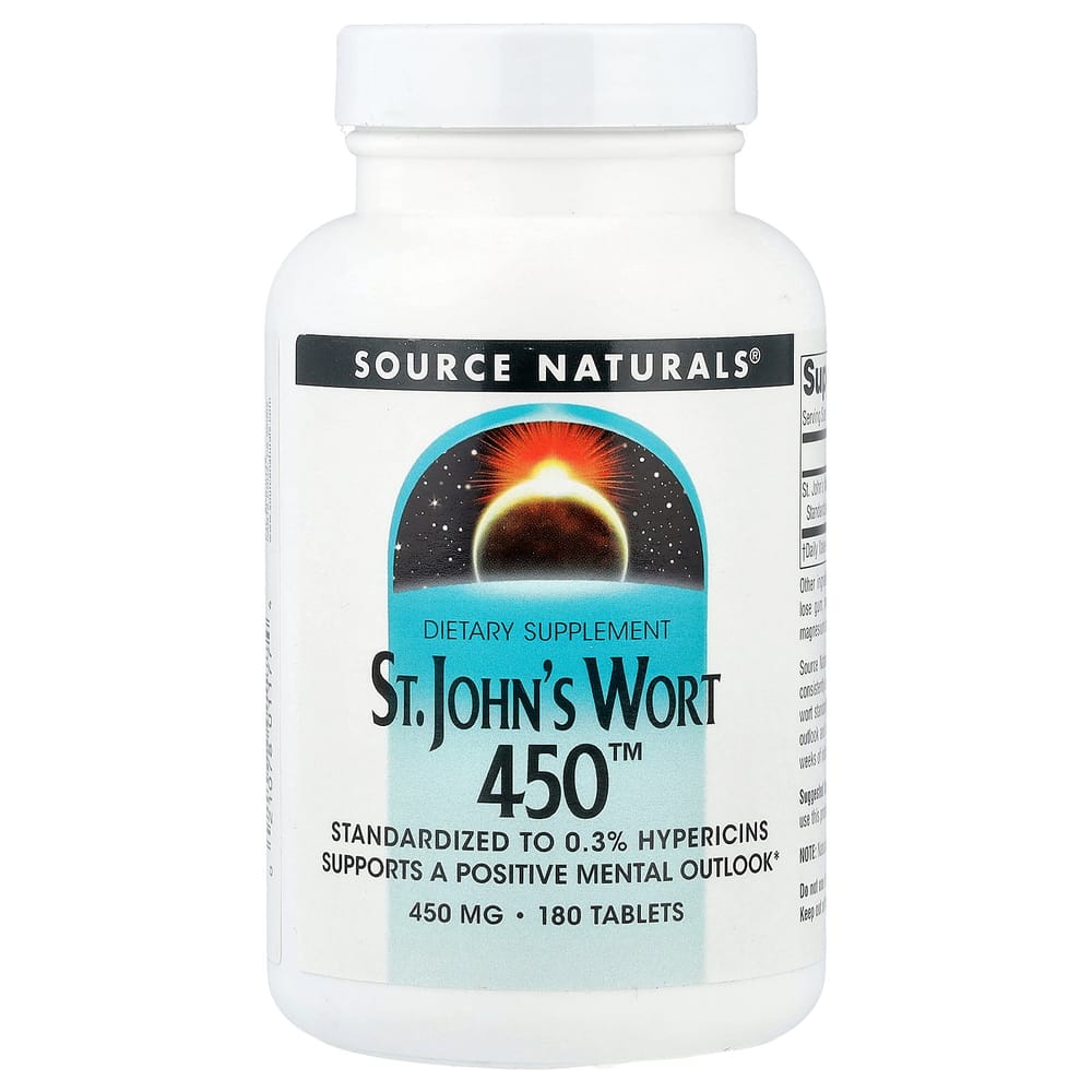 

Source Naturals St. John s Wort 450 mg 180 Tablets 180 pcs - 1 ea