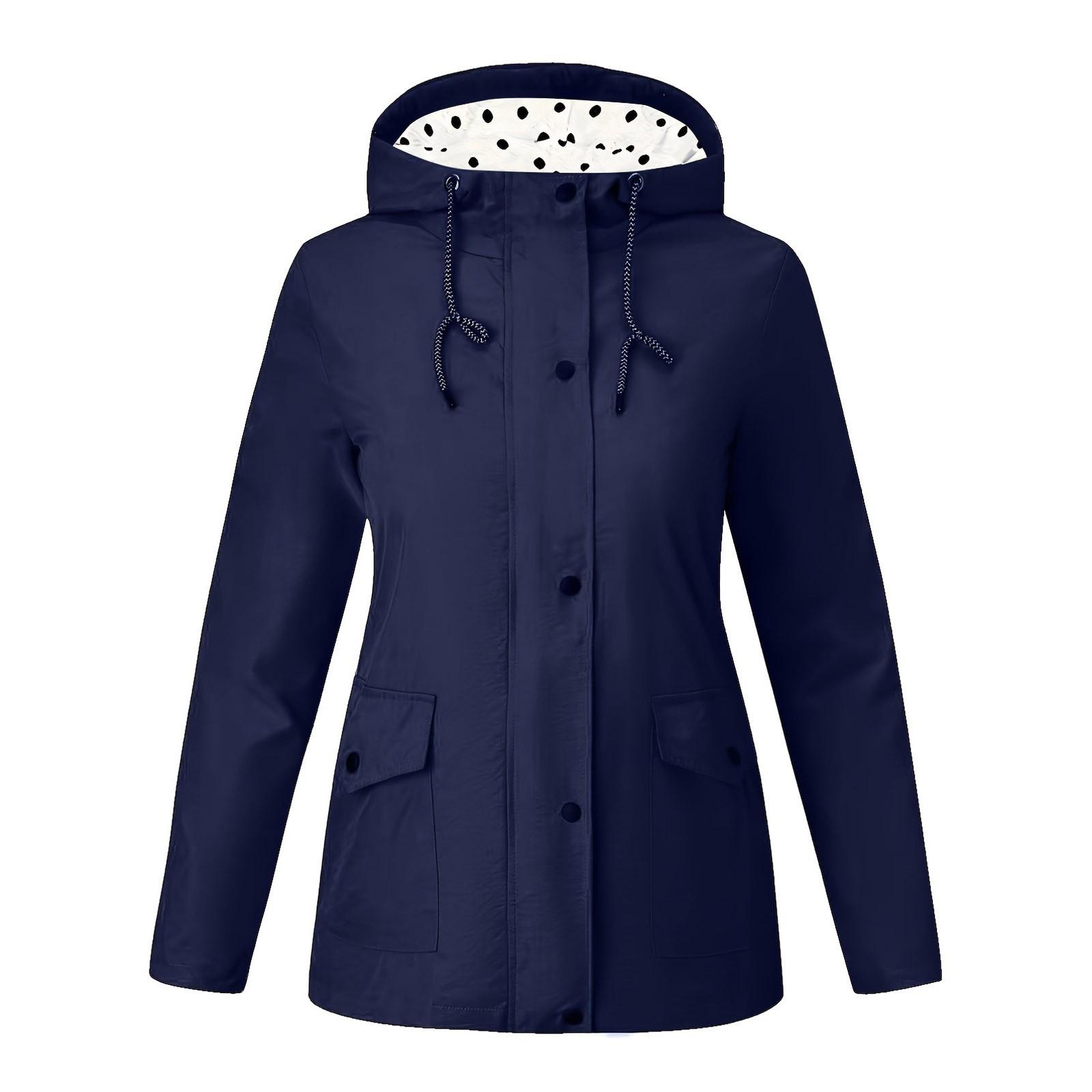 

Women s Color And Sunscreen Outdoor Sportswear, Hooded Casual Jacket XXL Темно-синій