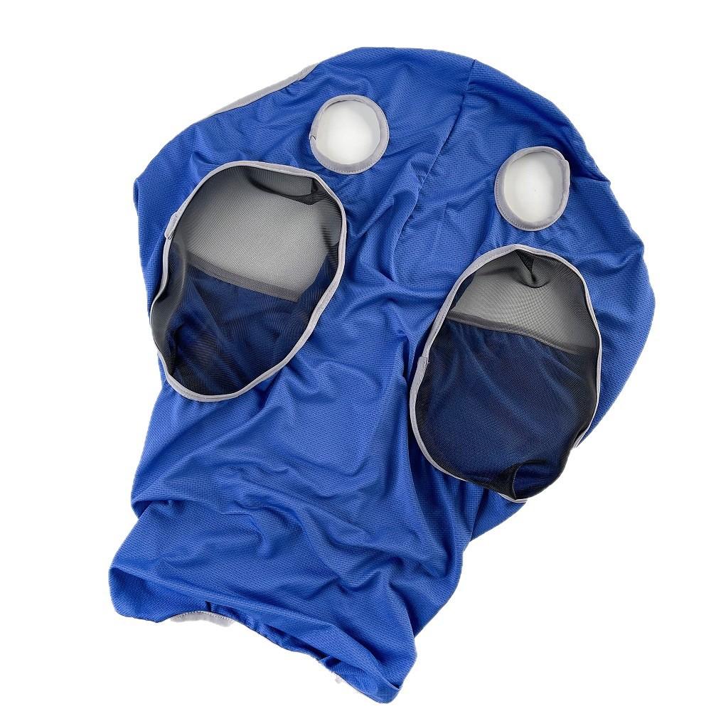 Breathable Mesh Face Mask Mosquito Repellent Horse Face Cover Adjustable Horse Face Mask Eye Protection Equestrian Activities