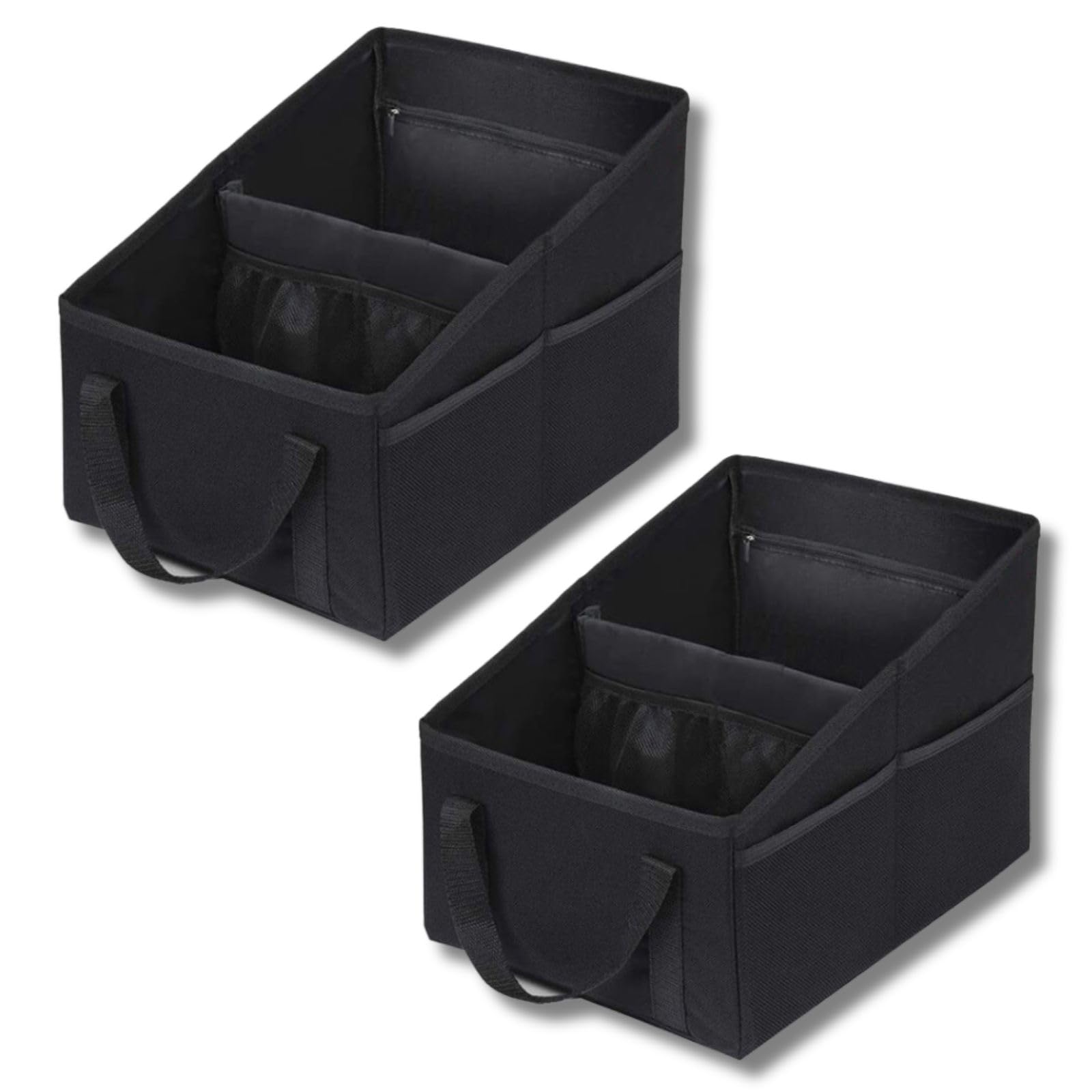 

Trunk Storage Passenger Seat Rear Seat Car Console with for Car Storage Black Box, Storage, Storage, Box, Foldable, Divider, Lightweight, Pockets,