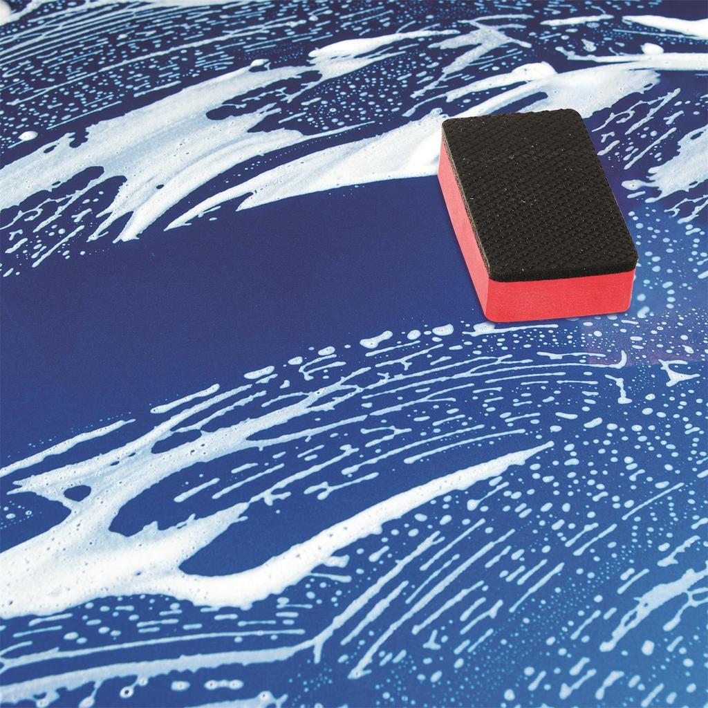 Car Washing Sponge Red/Black Double-Sided