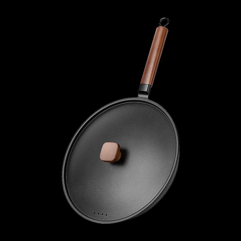 San Jia Long 32cm Japanese Wrought Iron Wok