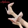Fashion Aphixta 2024 Super High 12cm Corlorful Stiletto Heels Pumps Women Shoes Fashion Pointed Toe Florescence Patent Leather Office