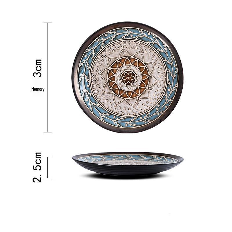 Norwegian Forest Ceramic Dinner Plate