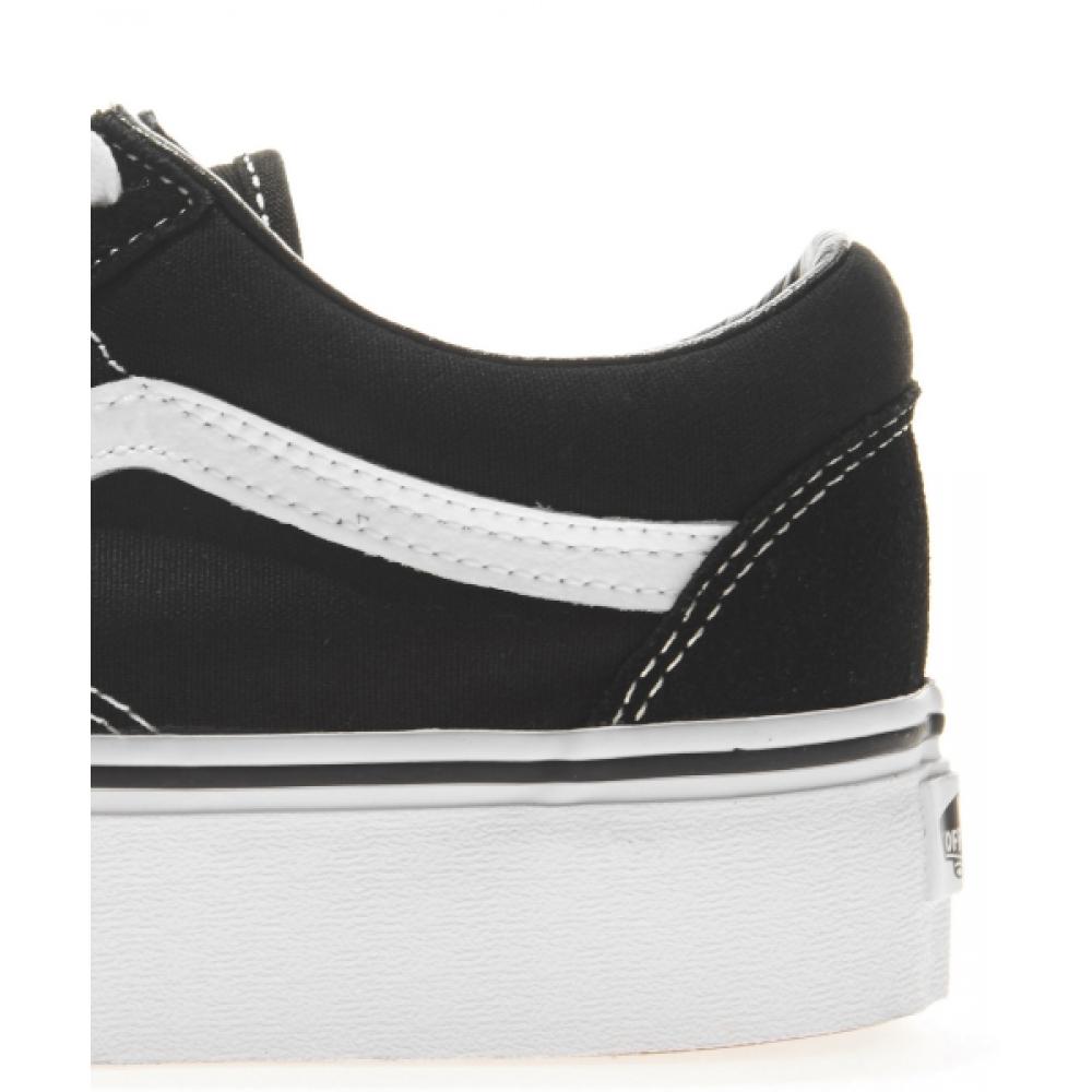 Barnes Old School Platform   Black White Vn0a3b3uy281
