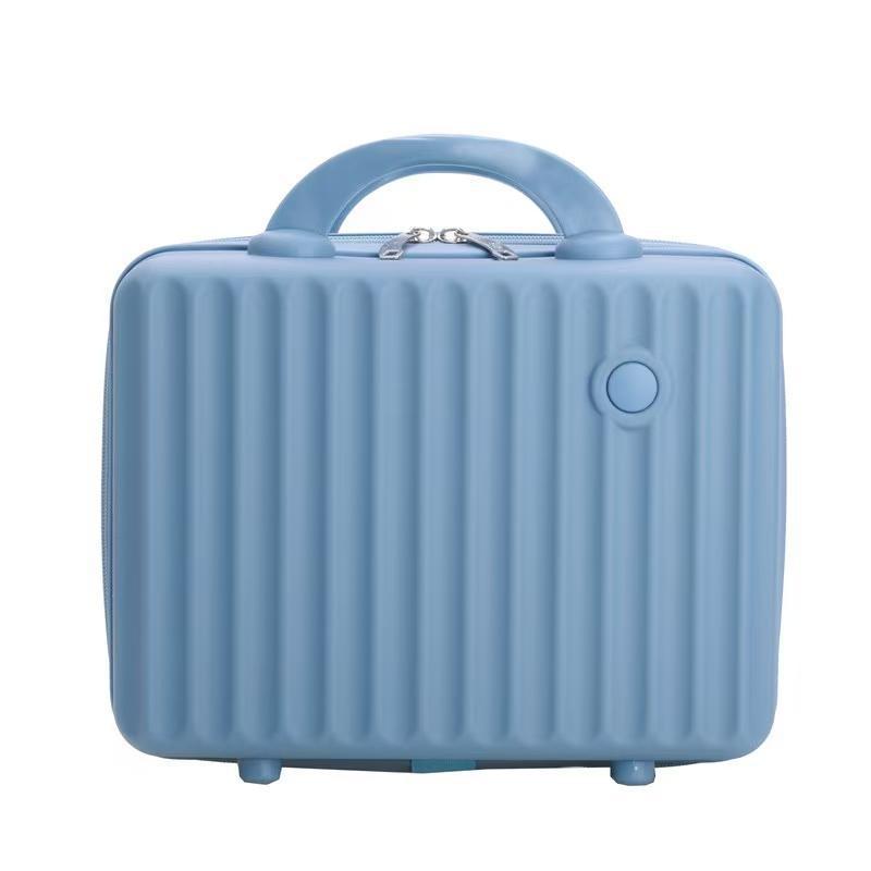 14 Inch Handheld Luggage Cosmetic Case Lightweight Zipper Companion Mini Small Storage Cosmetic Case