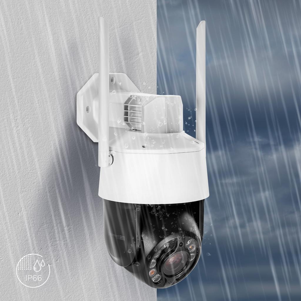 Zewnętrzna obrotowa kamera IP WiFi Tuya 20x zoom 5Mpx detekcja IP66