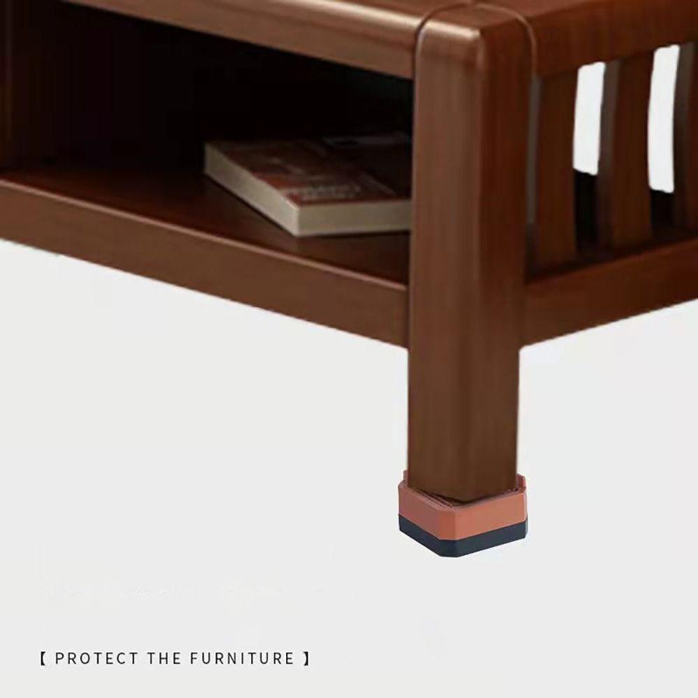 1/4Pcs Height Extenders Chair Feet Protector Waterproof Furniture Legs Cushion New Table Leg Pads