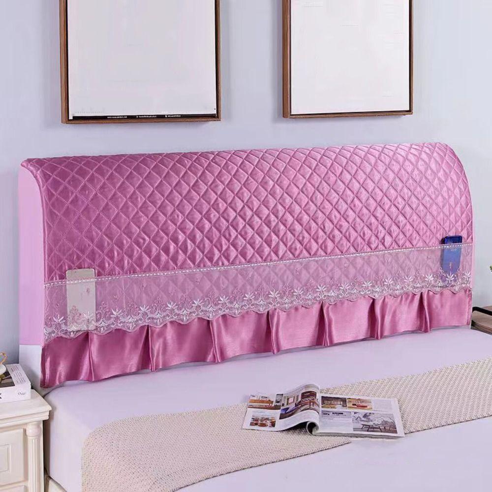Lace Design Bedhead Cover Decorative Bedside Protector Backrest Cover  Home Protection