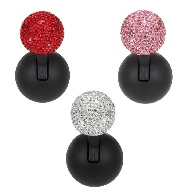 Diamonds Covered Car Push Start Button Cover Elegant Joystick Lever for Modern Vehicles Car Interior Accessory
