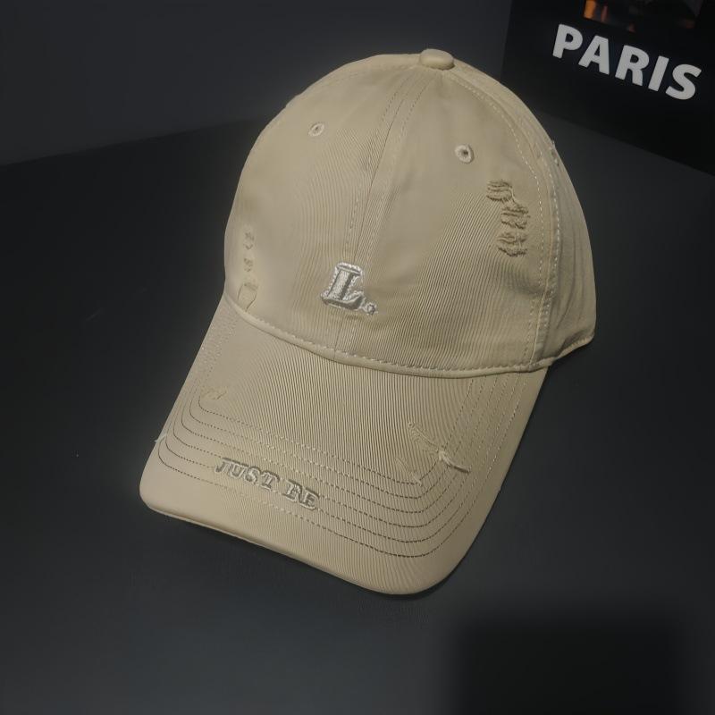Versatile Face Small Sunshade Baseball Cap Women's Sunscreen Letter Embroidered Cap Men's Outdoor Leisure Hat