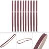 10pcs Fine Sanding Belts Durable Belt Sander Tool Aluminum Oxide Sanding Belts  Belt Sander
