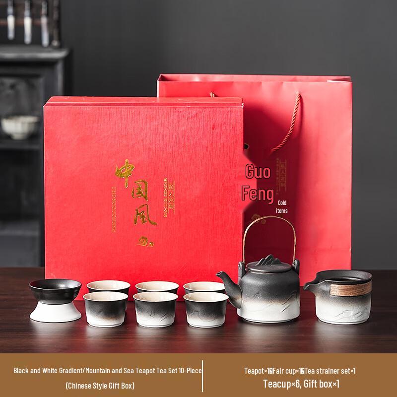 

Retro Gradient Ceramic Tea Set