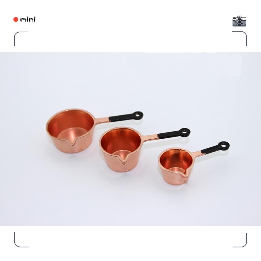 Cookware 1:12 Mini Kitchen Utensils Sets Kettle Mini Kitchen Cooking Kit  Kids Toys