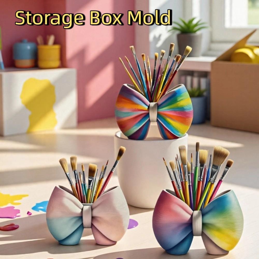 Soft Bow Candle Mold Silicone Aromatherapy Mold Decorative Vase Mold  Gift Making